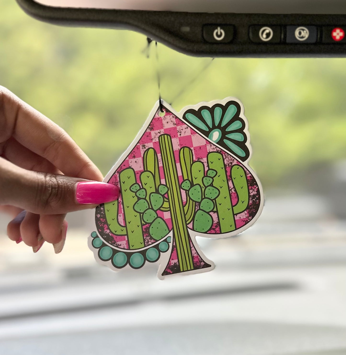 Punchy Spade Air Freshener