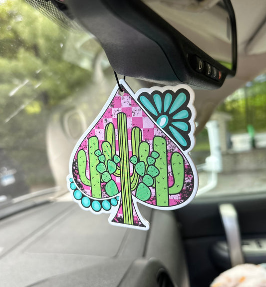 Punchy Spade Air Freshener