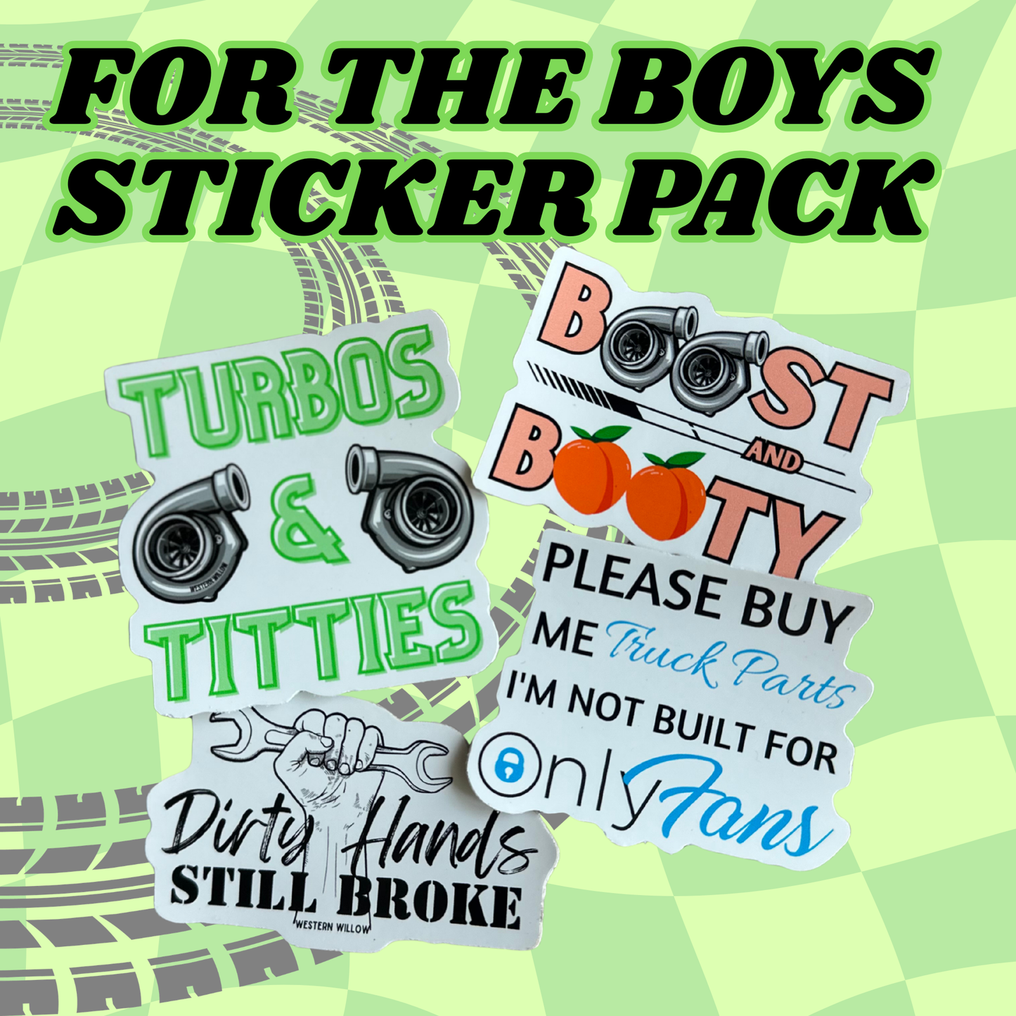 For The Boys Sticker Pack