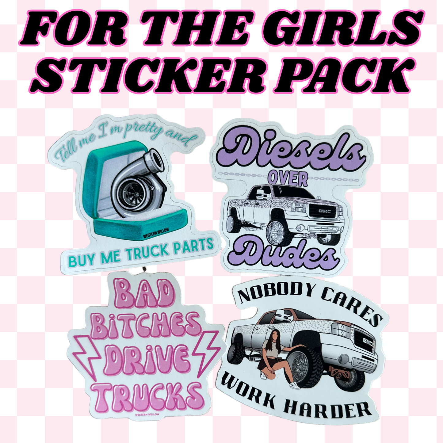 For The Girls Sticker Pack
