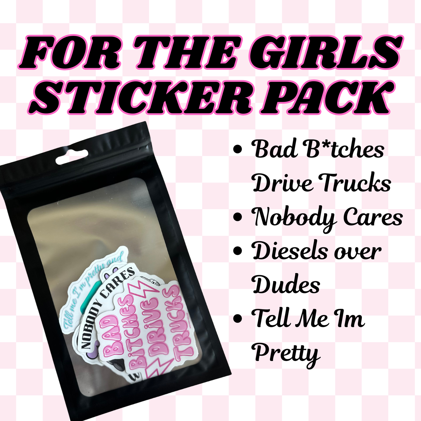 For The Girls Sticker Pack